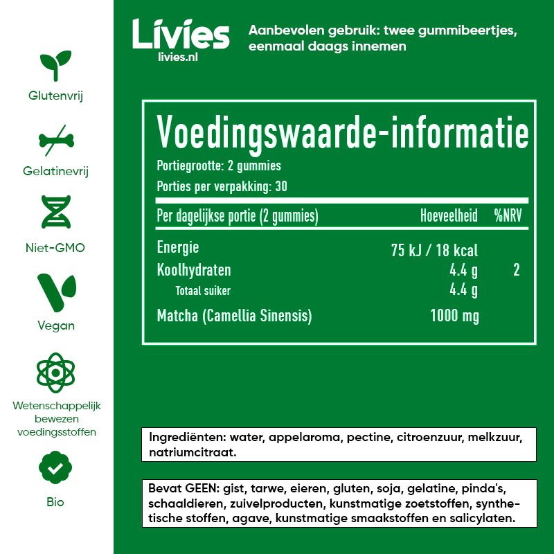 Livies Matcha Gummies