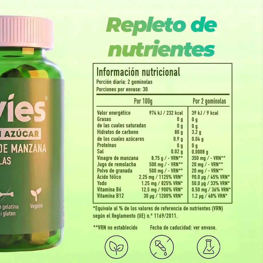 Livies Gominolas de vinagre de manzana