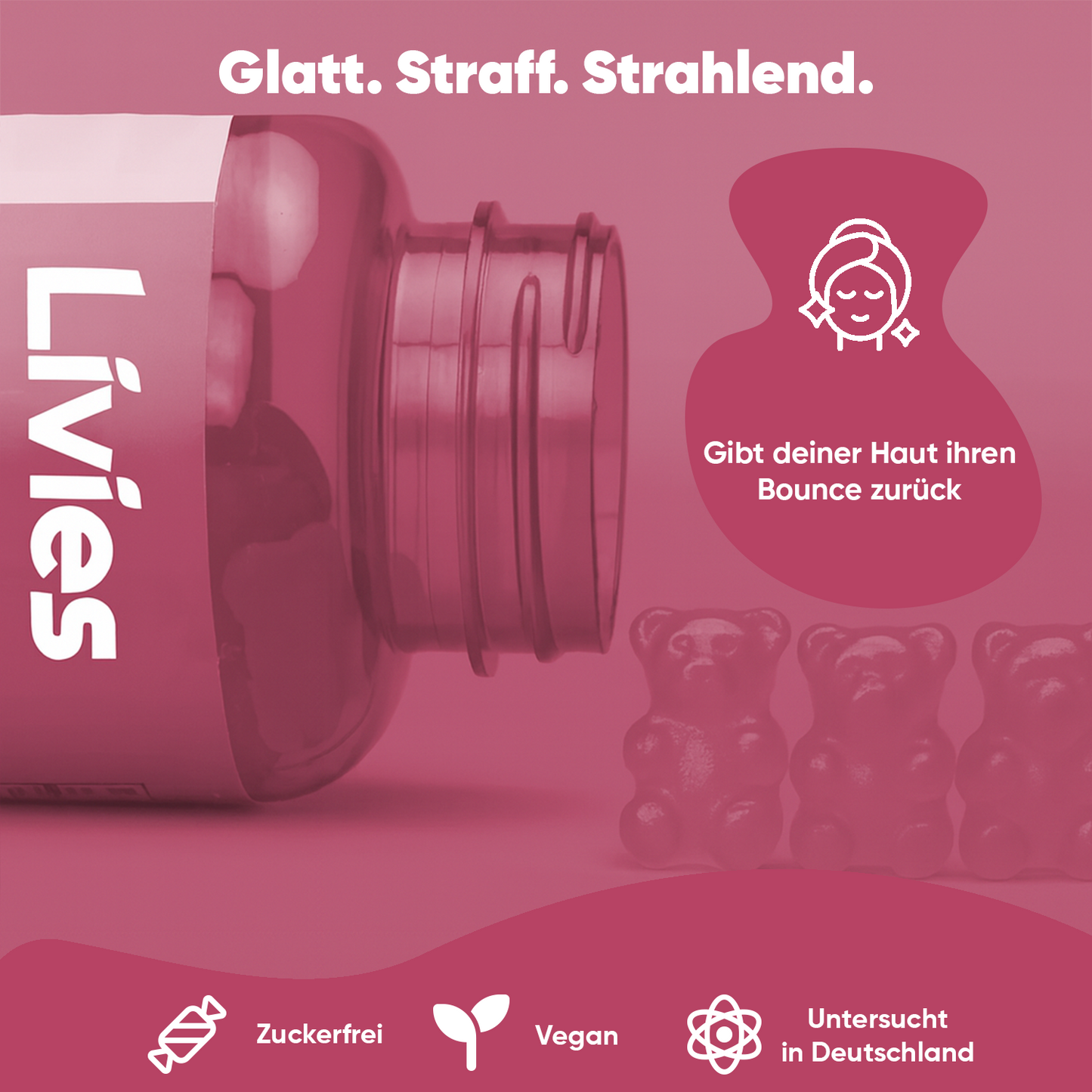 Livies Guminukai Plaukams ir Nagams