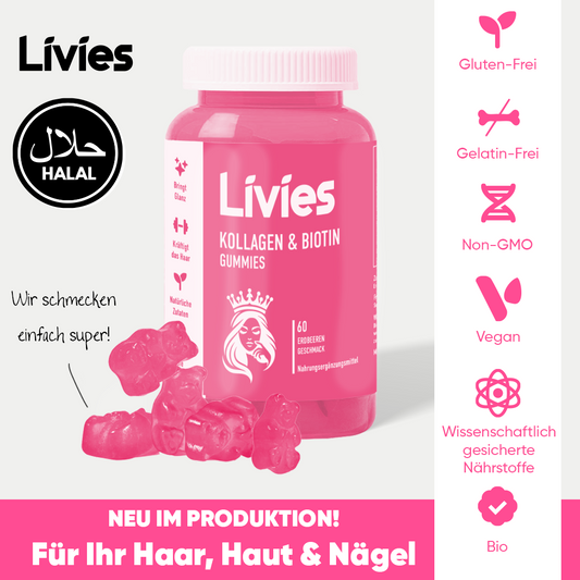 Livies Guminukai Plaukams ir Nagams