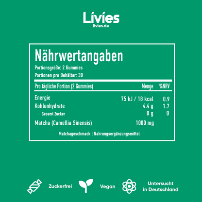 Livies Matcha Gummies
